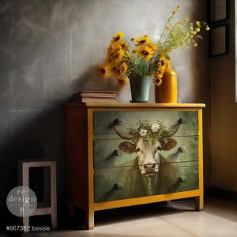 Carta da Découpage "Bessie" in Tessuto 59x84 cm