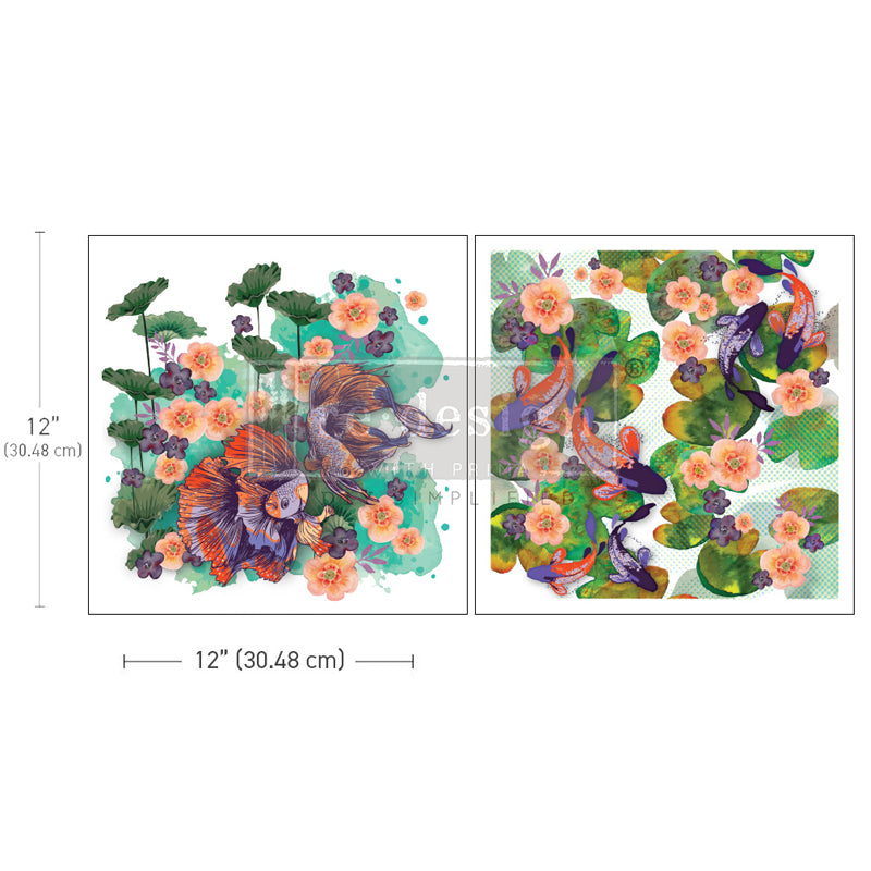 Redesign Decor Transfers "SIAMESE SPLENDOR" 30,48x30,48 cm
