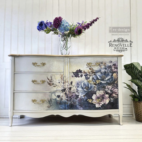 Carta da Découpage "Monochrome Majesty" in Carta di Riso 59x84 cm