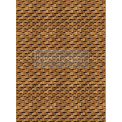 Carta da Découpage "Timber Luxe" in Carta di Riso 59x84 cm