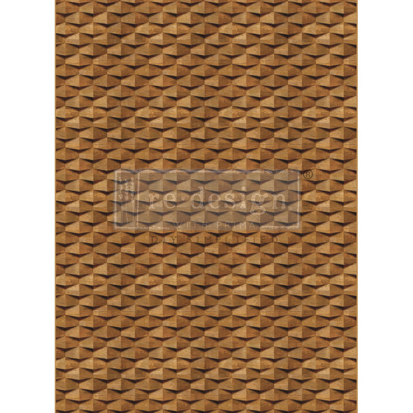 Carta da Découpage "Timber Luxe" in Carta di Riso 59x84 cm