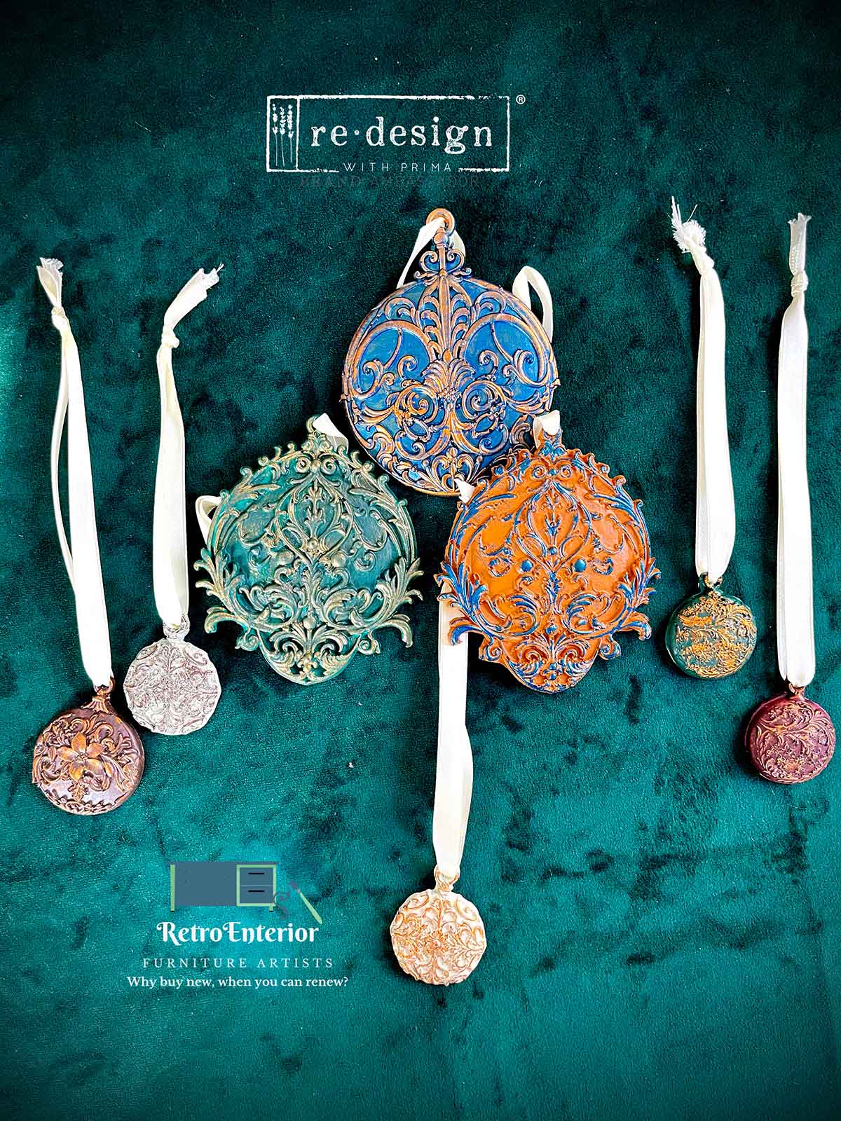 Redesign Decor Moulds "VINTAGE GLAMOUR" 12 x 25 cm