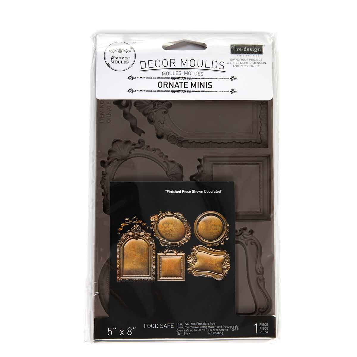 Moldes de decoración Redesign "Miniaturas Ornamentadas" 12,7 × 20,3 cm