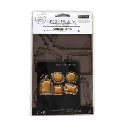 Moldes de decoración Redesign "Miniaturas Ornamentadas" 12,7 × 20,3 cm