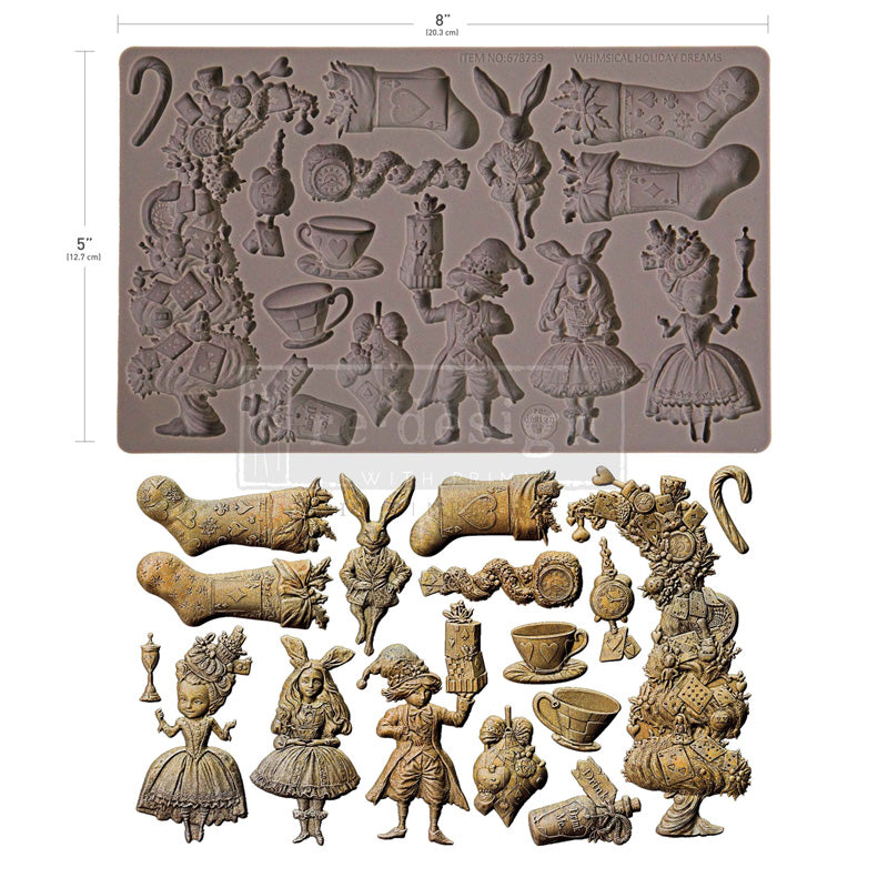 Redesign Decor Moulds "Whimsical Holiday Dreams" 12,7 x 25,4 cm