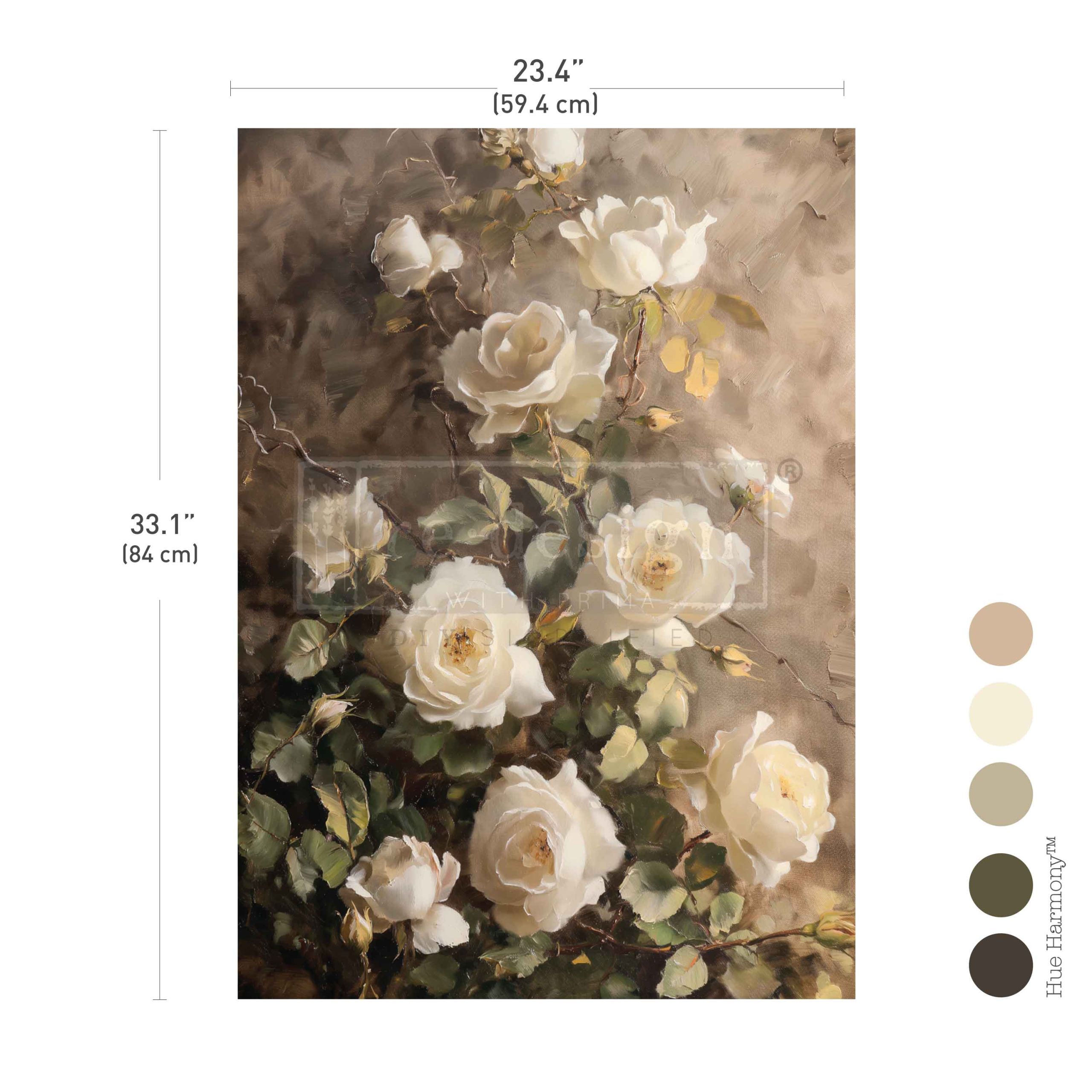 Carta da Decoupage Fiber “Silent Beauty” 1 foglio A1