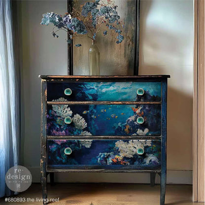 Carta da Découpage Decor "The living reef" - 2 fogli A3