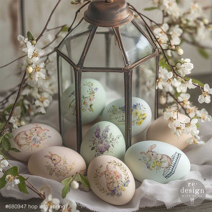 Rediseñar Transferencias Decorativas – "Salta a la Primavera" 21,5x28 cm 3 hojas