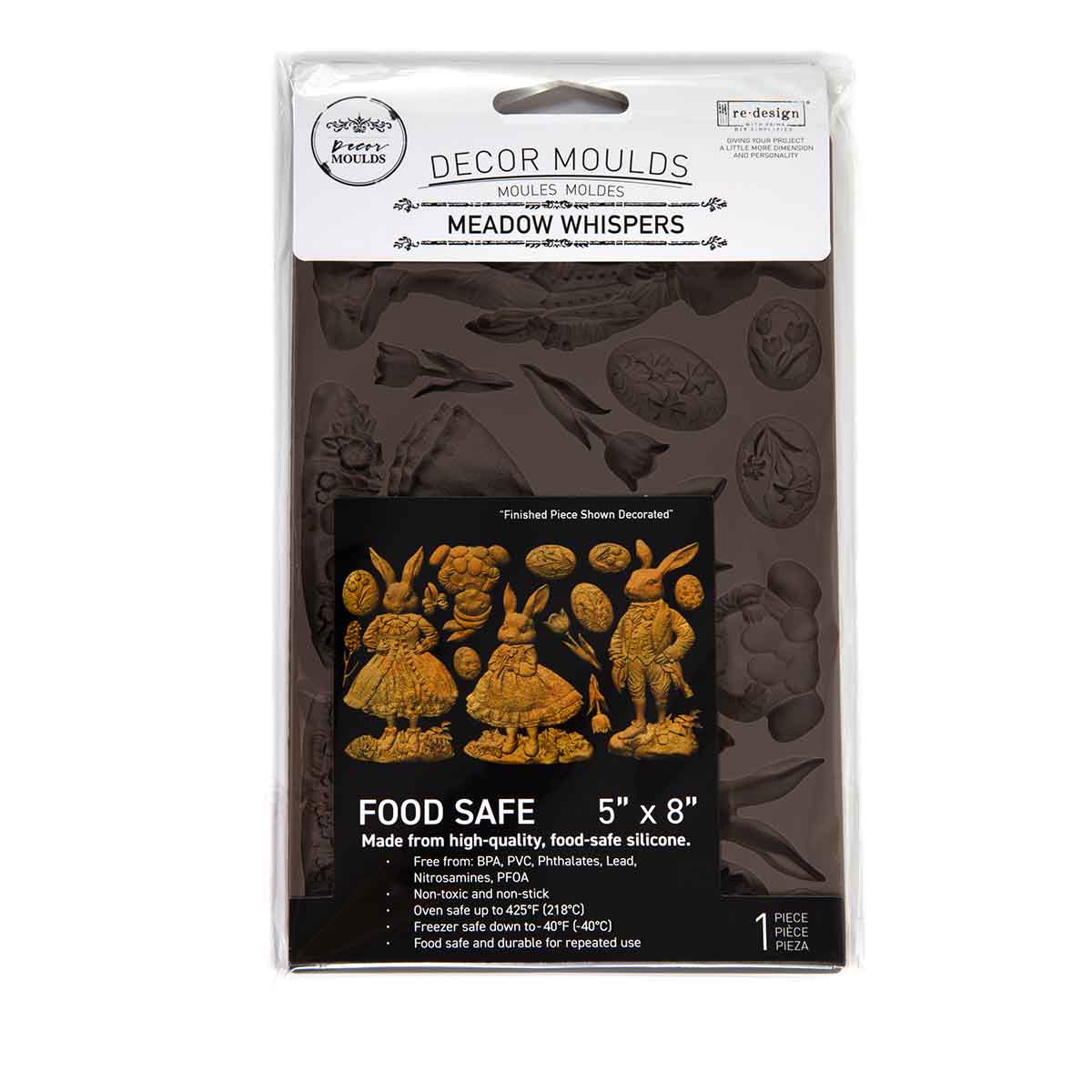 Moldes de decoración Rediseñados "Susurros del Prado" 12,7 × 20,3 cm