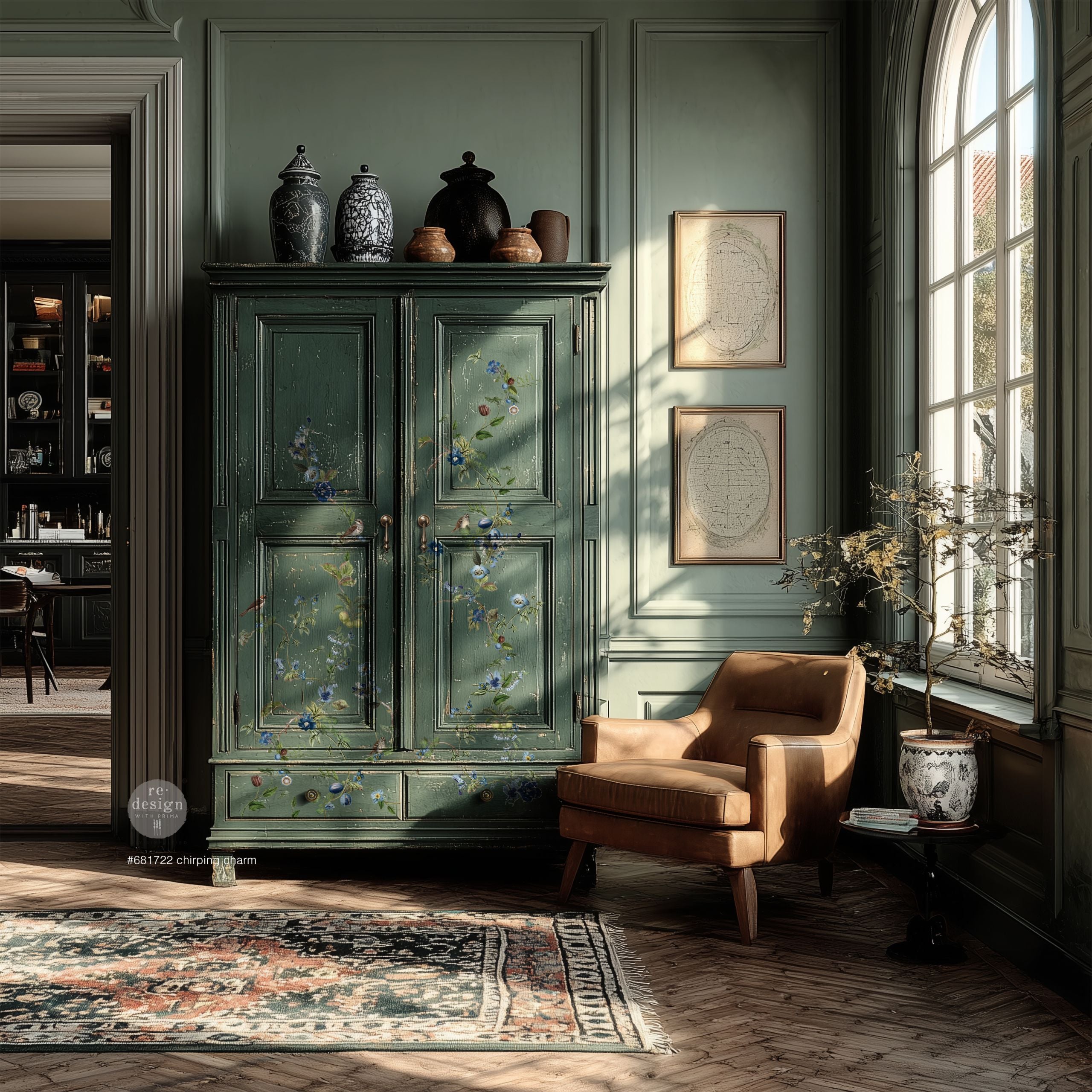 Rediseño de Transferencias Decorativas – "Encanto Cantarín" 4 hojas 90x70 cm