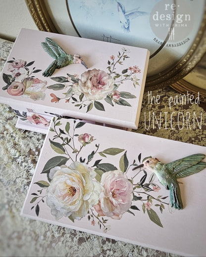 Redesign Middy Transfers – "Blush Reverie" 21,5x28 cm 3 fogli