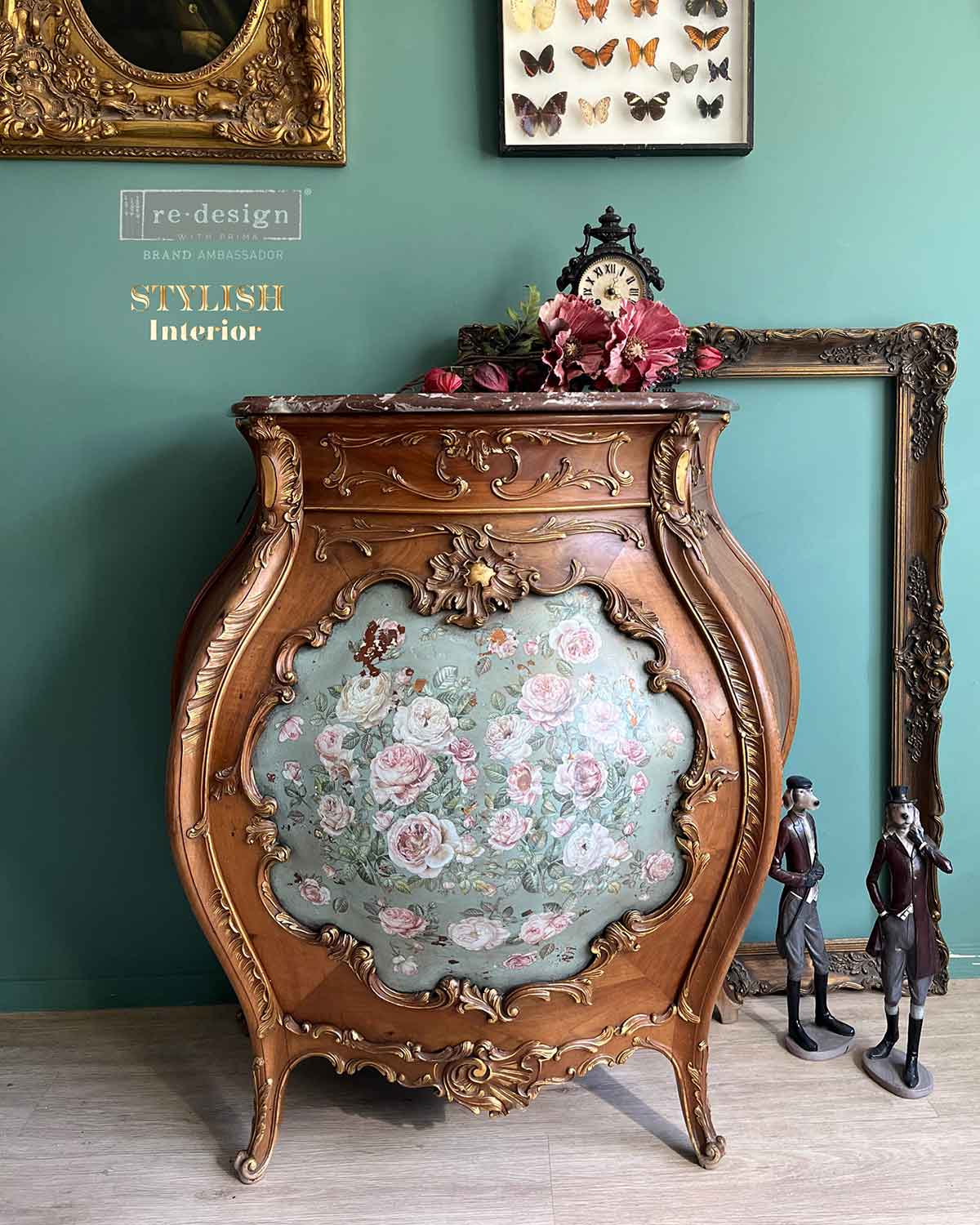 Redesign Decor Transfers – "Blush Blossoms" 21,5x28 cm 3 fogli