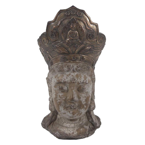 Busto decorativo "buddha" Effetto pietra