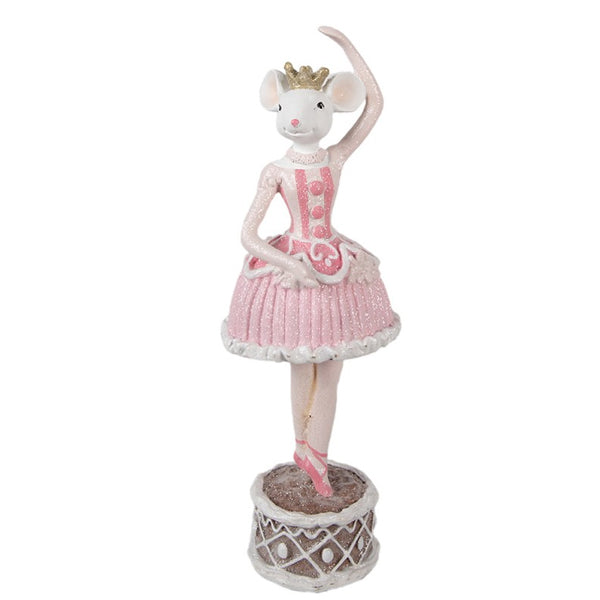 Statuina "Topolina in Tutù"- 9x9x27 cm