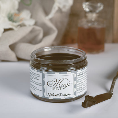 Cera marrone scuro solida "Wood Perfume"