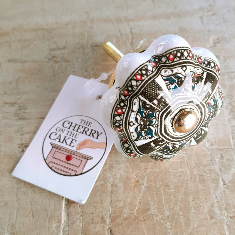 Pomello in ceramica “Carosello"