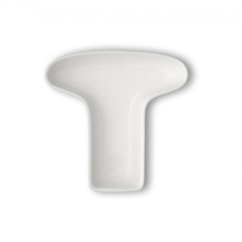 Ciotolina Lettera "T", in porcellana