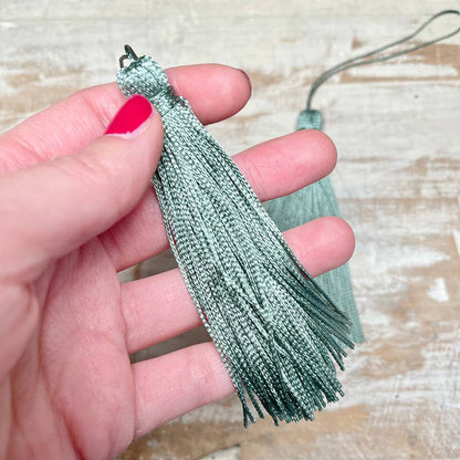 Nappa Piccola "Caresse Verdino" Passamaneria Italiana - 10cm