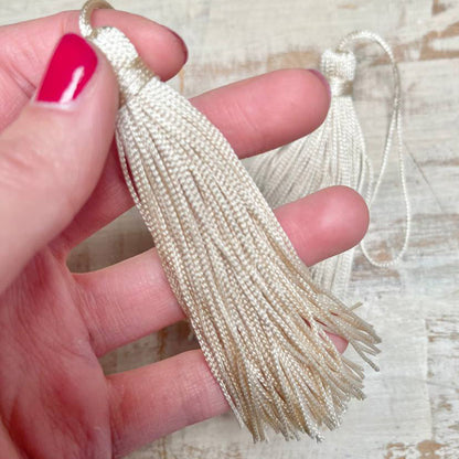 Nappa Piccola "Caresse Panna" Passamaneria Italiana - 10cm