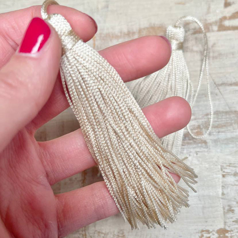 Nappa Piccola "Caresse Panna" Passamaneria Italiana - 10cm