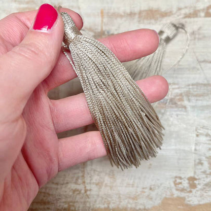 Nappa Piccola "Caresse Beige" Passamaneria Italiana - 10cm