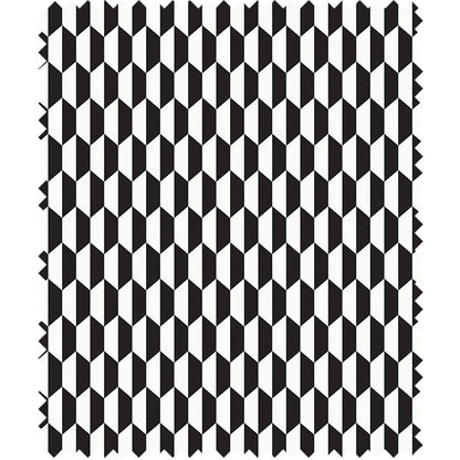 TESSUTO "Tile Jacquard Black & White" - The Contemporary - Cole & Son