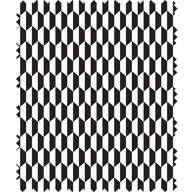 TESSUTO "Tile Jacquard Black & White" - The Contemporary - Cole & Son