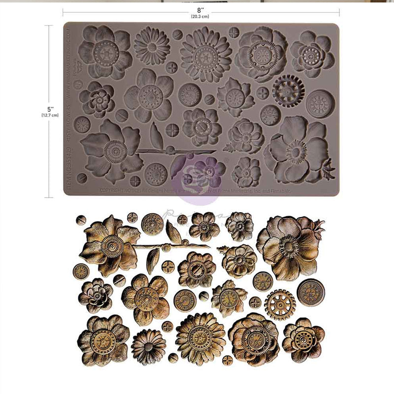 Redesign Decor Moulds "Rusty Flowers" 12,7 x 20,3 cm