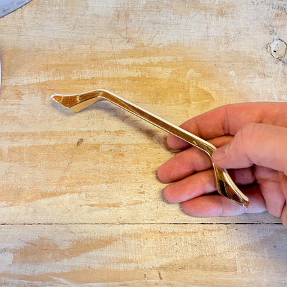 Maniglia “Bianca e oro"