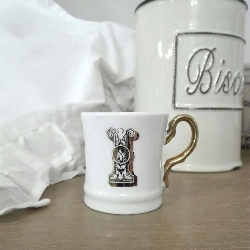 Tazzina "Letter Gold Moka - I", Livellara Milano