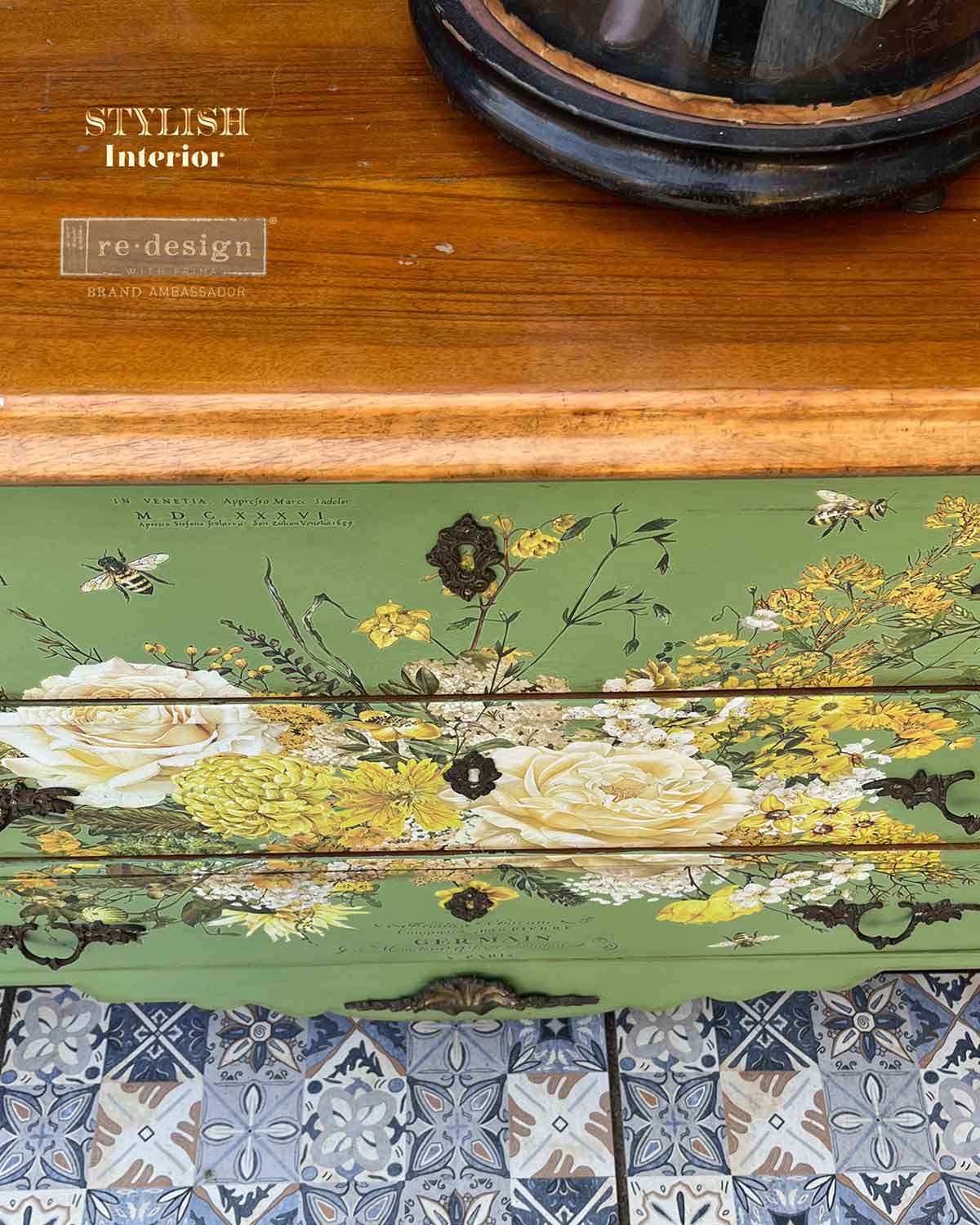 Redesign Decor Transfers – "Sunlit Serenade” 4 fogli 90x70 cm