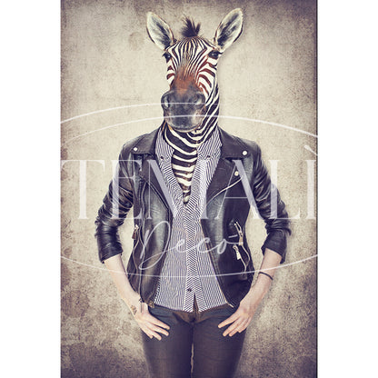 Dècoupage Fauna Pop - Zebra Rock