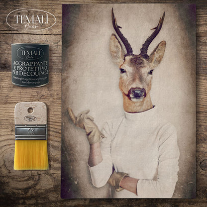 Dècoupage Fauna Pop - Capriolo Chic