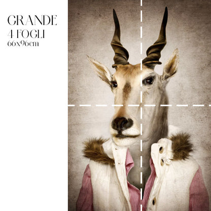 Dècoupage Fauna Pop - Antilope Gentile