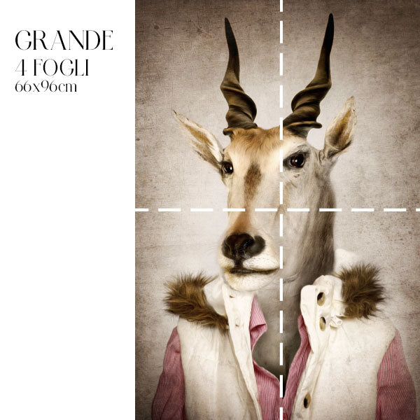 Dècoupage Fauna Pop - Antilope Gentile