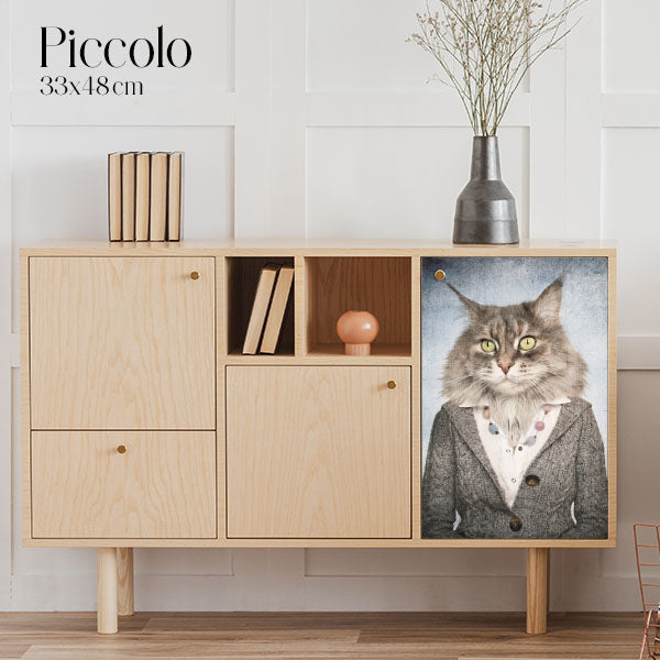 Dècoupage Fauna Pop - Gatto Raffinato