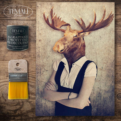 Dècoupage Fauna Pop - Alce Glam