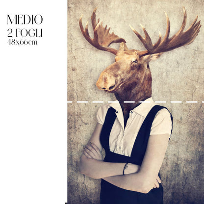 Dècoupage Fauna Pop - Alce Glam