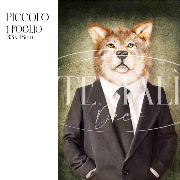 Découpage Fauna Pop - Lupo Gentleman