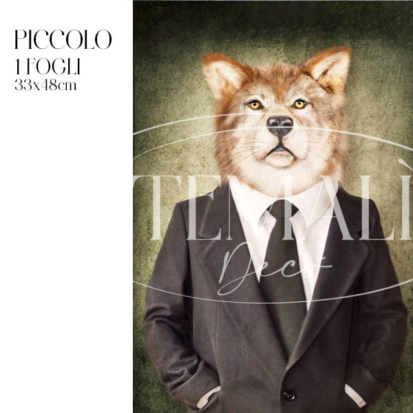 Découpage Fauna Pop - Lupo Gentleman