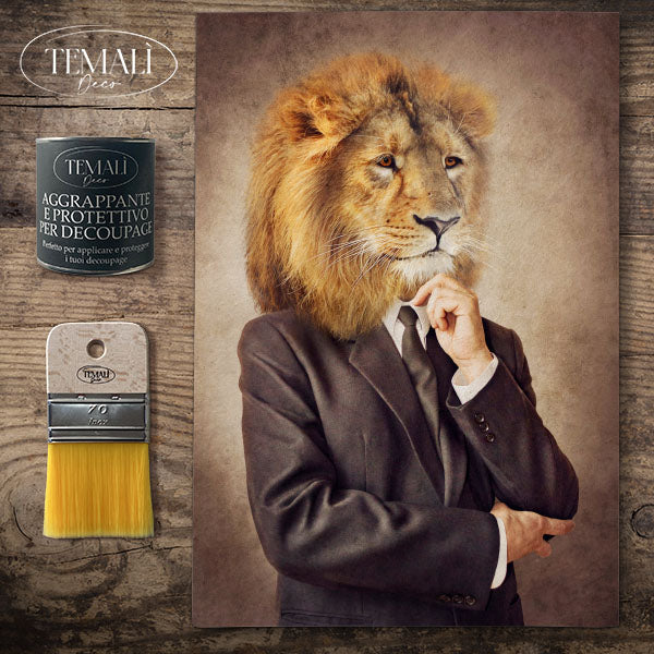 Dècoupage Fauna Pop - Leone Sognante