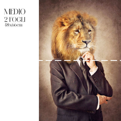 Dècoupage Fauna Pop - Leone Sognante