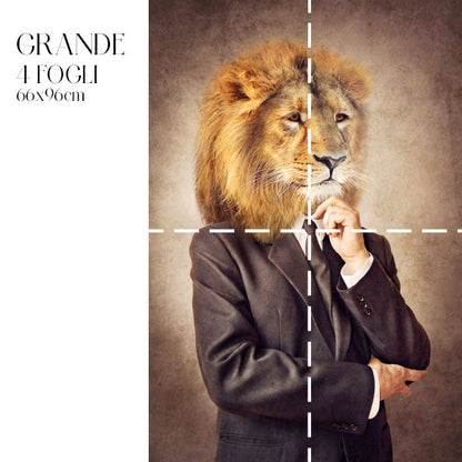 Dècoupage Fauna Pop - Leone Sognante