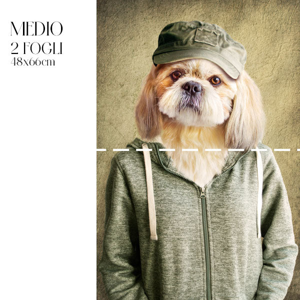 Découpage Fauna Pop - Cane Spericolato