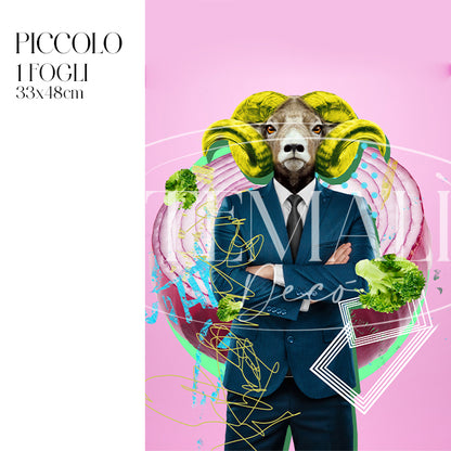 Découpage Fauna Pop - Pink Aries