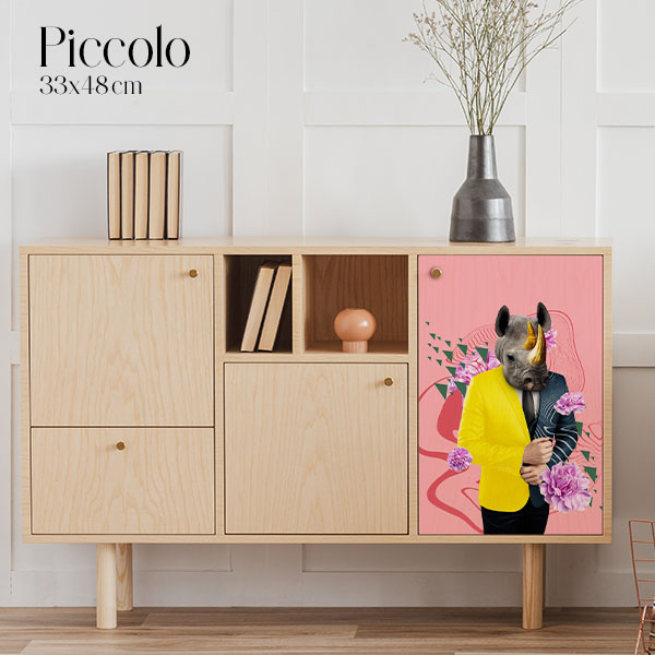 Dècoupage Fauna Pop - Pink Rhino