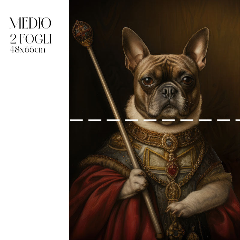 Dècoupage Fauna Pop - Sua Regalità