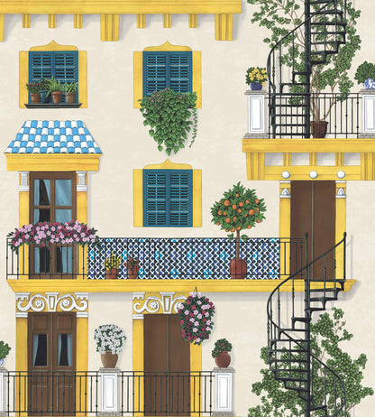 Carta da Parati "ALFARO GIALLO" | COLE & SON