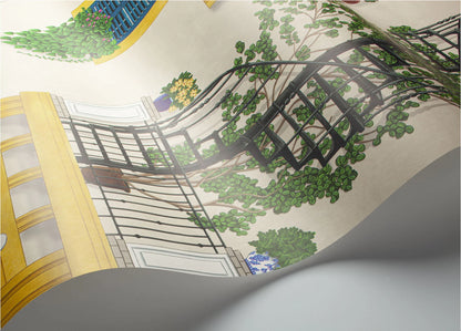 Carta da Parati "ALFARO GIALLO" | COLE & SON