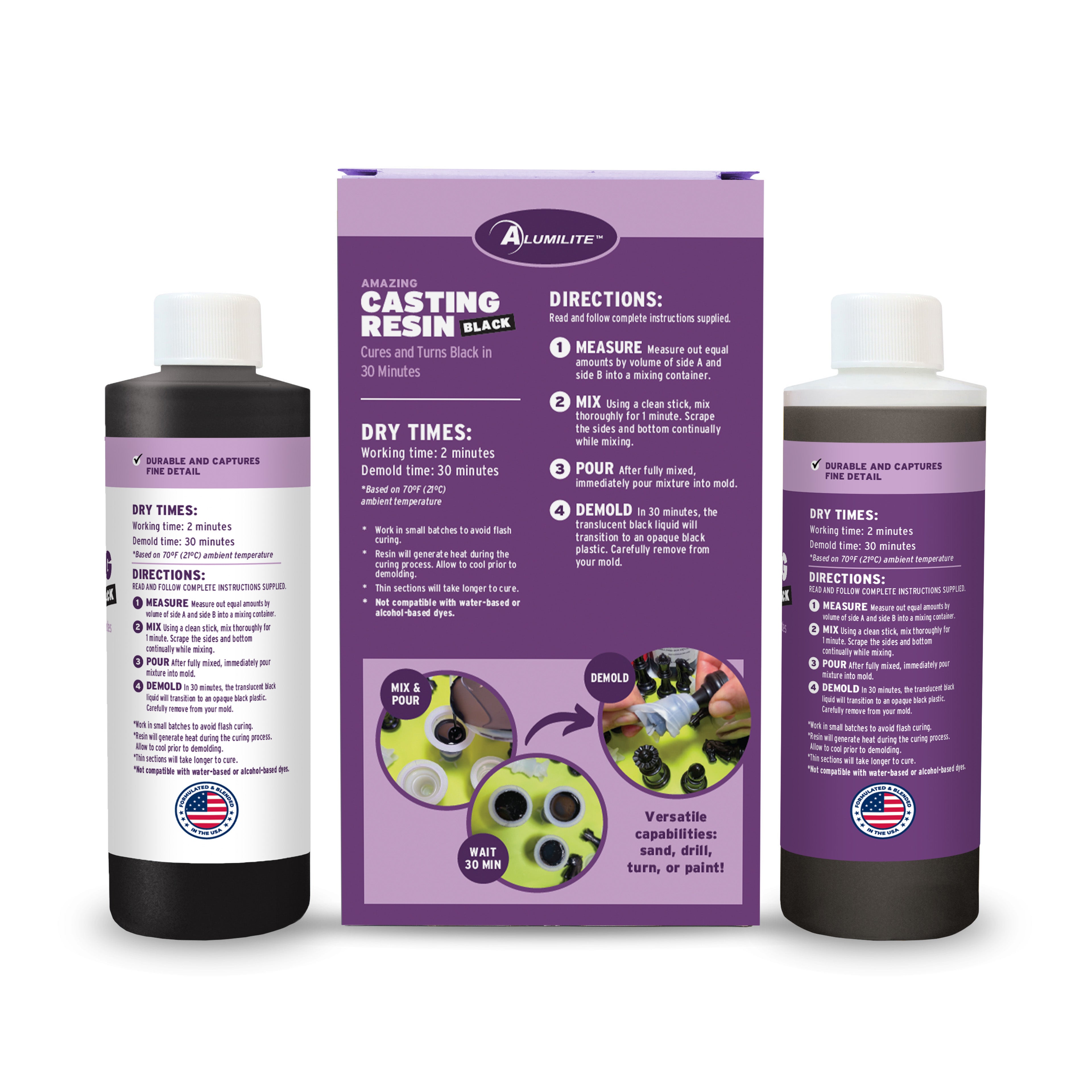 Amazing Casting Resin - Resina colorata nera 437 ml